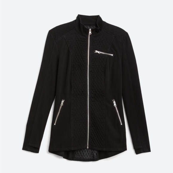 Liverpool Jackets & Blazers - Liverpool Black Quilt Detail Jacket